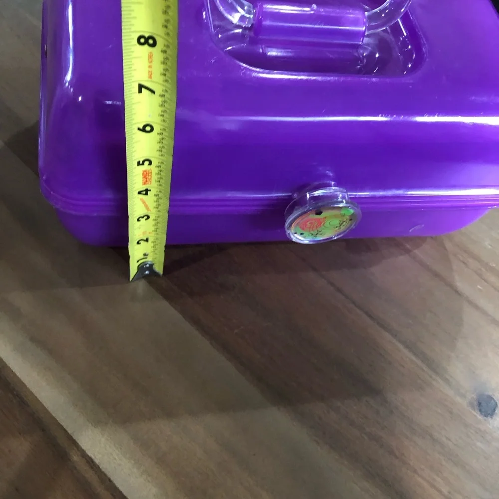 Vintage Purple Caboodles of California Expandable Vanity Organizer